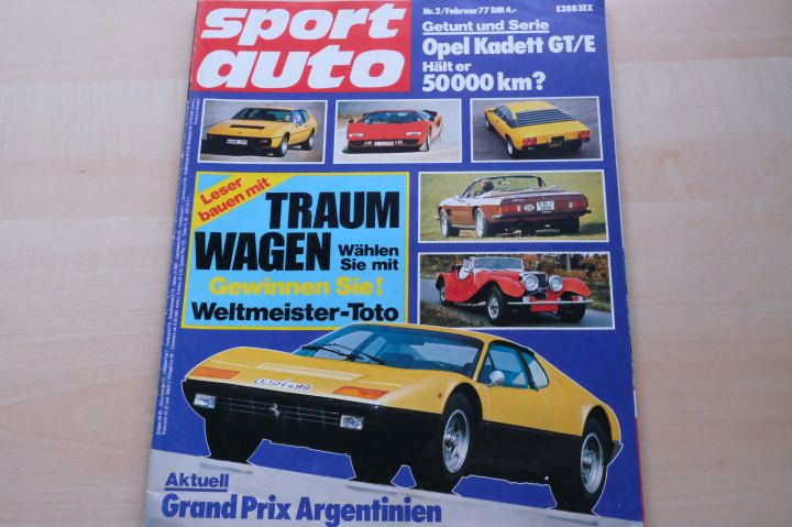 Deckblatt Sport Auto (02/1977)